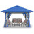 13x13 Pop Up Gazebo, Canopy Tent, Gazebos on Clearance - Outdoor Gazebo for Backyard & Patio Furniture - Carpa Pop Up Tent with Wheeled STO-N-Go Cover Bag (Blue)