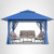 13x13 Pop Up Gazebo, Canopy Tent, Gazebos on Clearance - Outdoor Gazebo for Backyard & Patio Furniture - Carpa Pop Up Tent with Wheeled STO-N-Go Cover Bag (Blue)