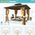 10' x 10' Hardtop Gazebo, Aluminum Frame Gazebos with Galvanized Steel Double Roof, Permanent Outdoor Metal Pavilion with Curtain and Netting for Patio, Lawn, Deck