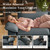 3 Pieces Modular Sectional Sofa Sets, Oversized Couch Set with Loveseats and Armchair, Comfy Cloud Couches with Throw Pillows, 6-Seater Sofa for Living Room, Chenille Dark Blue