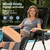 XXL Oversized Padded Zero Gravity Chair Set of 2, Foldable Patio Recliner, 30" Wide Seat Anti Gravity Lounger with Armrest and Cup Holder, Support 400 LBS (Black & Orange Accents)
