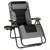 XXL Oversized Padded Zero Gravity Chair, Foldable Patio Recliner, 30" Wide Seat Anti Gravity Lounger with Cup Holder, Support 400 LBS (Gray)