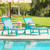 Chaise Lounge Chair Outdoor, HDPS and HDPE Wicker Chaise Lounger with 5 Positions, Pool Lounge Chairs with Wheels and Adjustable Backrest for Patio, Poolside, Deck, Backyard