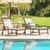 Chaise Lounge Chair Outdoor Set of 4, HDPS and HDPE Wicker Chaise Lounger with 5 Positions, Pool Lounge Chairs with Wheels and Adjustable Backrest for Patio, Poolside, Deck, Backyard