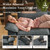 3 Pieces Modular Sectional Sofa Sets, Oversized Couch Set with Loveseat and Armchairs, Comfy Cloud Couches with Throw Pillows, 5-Seater Deep Seat Sofa for Living Room, Chenille Blue