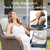 Luxury 6" Thick Cushioned Outdoor Swivel Rocker Patio Chairs Set of 4 with Side Table, High Back Wicker Furniture Set with Ergonomic Zone Back, Conversation Set for Deck Porch - Brown+Beige