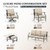 7 Piece Patio Furniture Set, 2 x Swivel Chair, 2 x Fixed Chair, 2 x Ottoman, 1 x 3-Seat Sofa, All Cushioned Outdoor Conversation Set for Lawn Garden Backyard