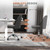 Office Chair, Comfy Desk Chair Rolling Vanity Swivel Task Chairs with Wheels, Wide Seating Armless Height Adjustable Computer Chairs for Home,Bedroom,Student,Adults, Graphite
