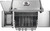 PRO 425 Propane Gas Grill with Infrared Side Burner, Stainless Steel, Durable 4-Burner BBQ