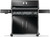 PRO 625 Propane Gas Grill with Infrared Side Burner, Black, Durable 6-Burner Backyard Grill