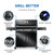 PRO 625 Propane Gas Grill with Infrared Side Burner, Black, Durable 6-Burner Backyard Grill