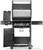 PRO 425 Natural Gas Grill with Infrared Side Burner, Black, Durable 4-Burner Outdoor BBQ