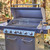 Grills 77352 6+1 Burner Stainless Steel Cabinet Style Propane Gas Grill with Knob Controls, Side Burner, Built-In Thermometer, and Rotisserie Kit