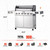 Grills 6-Burner Convertible Natural Gas Smart bbq Grill Stainless Steel Denali 605 with BBQ Cover (Without Conversion Kit)