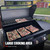 Grills 4+1 Liquid Propane Gas Smart BBQ Grill, 4 Burners & 1 Side Burner Denali 425 with Smart Technology and Knob Controls, Black