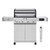 Grills Denali 405 4-Burner Liquid Propane Gas Smart BBQ Grill Stainless Steel with Smoke Box(2 items)