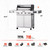 Grills 4+1 Liquid Propane Gas Smart BBQ Grill, 4 Burners & 1 Side Burner, Denali 405 Stainless Steel with Smart technology, Knob Controls, Outdoor Use