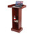 Podium Stand for Lectern Presentation Church Classroom, Pulpit with Wooden Heavy Base, Podium for Lecture, Wedding Speech