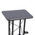 Metal Black Podium Conference Presentation Pulpit School Office Church Lectern,Curved Design Cup Holder Design, Wrought Paint Curved Podium, Schools, Churches, Meeting Rooms