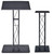 Modern Podium with Black Side Stand Table