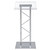 Modern & Stylish Acrylic and Chrome Podium (43.4" Height)