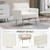 Accent Chair for Living Room, Comfy Oversized Velvet Upholstered Arm Chairs, Mid Century Modern Reading Single Sofa Side Chair with Tufted Back and Gold Legs for Bedroom (1, Teddy White)