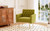 Accent Chair for Living Room, Comfy Oversized Velvet Upholstered Arm Chairs, Mid Century Modern Reading Single Sofa Side Chair with Tufted Back and Gold Legs for Bedroom (1, Olive Green)