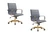 Harris Modern Ergonomic Executive Office Chair, High-Back Leather Conference Desk Chair with Adjustable Height, Tilt Control, 360° Swivel & Gold Frame for Home Office