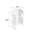 Clear Acrylic End Table, 2-Tier Tray Nightstand with Sturdy Design, Easy Assembly, Compact Size for Small Spaces, Modern Transparent Furniture for Bedroom or Living Room
