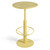 42" Tall Modern Industrial Bar Table-23.6" Dia Round Metal Top Standing Pub Cocktail Bistro Table-Indoor Outdoor Patio-Commercial Grade, Heavy Duty (Lemon-Yellow)
