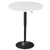 Bar Table, Height-Adjustable Round Pub Table 27-35.4 Inches with Sturdy Base, Modern Style, Easy to Assemble, Suitable for Small Space, White BW58BT01G1