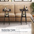 Bar Table, 2-Tier High Top Pub Table, Counter Height Table with Storage, Small Kitchen Dining Table, 36.6" High Bar Table for Living Room Party, Easy to Assemble, Black BB51BT01