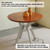 Metal Table Base，Modern Coffee Table Legs 28 Inch, Dining Furniture Legs for Glass, Marble, and Wood Table Tops, Heavy Duty Desk Legs for Home,Kitchen,Office (Silver)