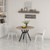 Metal Table Base，Modern Coffee Table Legs 28 Inch, Dining Table Legs for Glass, Marble, and Wood Table Tops, Heavy Duty Desk Legs Furniture Legs for Home,Kitchen,Office (Black)
