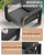 Oversized Aluminum Outdoor Furniture Set, Extra Large Patio Furniture Sofa Set 4.8” Widened Armrest & Ultra-Thick Cushions, 5 Pcs Modern Patio Sectional for Backyard, Porch, Graphite
