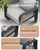 Oversized Aluminum Outdoor Furniture Set, Extra Large Patio Furniture Sofa Set 4.8” Widened Armrest & Ultra-Thick Cushions, 4 Pcs Modern Patio Sectional for Backyard, Porch, Gray