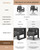 Oversized Aluminum Outdoor Furniture Set, Extra Large Patio Furniture Sofa Set 4.8” Widened Armrest & Ultra-Thick Cushions, 4 Pcs Modern Patio Sectional for Backyard, Deck, Graphite
