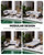 Aluminum Outdoor Patio Furniture Set, 5 Pieces Movable Backrest Modular Sectional Sofa Set, Metal Conversation Set with 4-inch Thick Cushion for Garden Backyard Porch, Grey