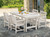 Patio Dining Chair Set of 2, White