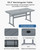 7-Piece Outdoor Dining Set, HDPE All-Weather Patio Table and Chairs Set for 6, Outdoor Patio Furniture Sets with Umbrella Hole for Outside, Deck, Backyard, Garden (Grey)