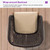 7 Pieces Outdoor Dining Set Patio Furniture Set Aluminum Wicker Rattan Patio Table and Chairs for Lawn Garden Porch Brown