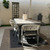 7 Pieces Outdoor Dining Set Patio Table and Chairs Set Aluminum Wicker Rattan Patio Furniture Set for Lawn Garden Porch Beige Marble Color Outdoor Set