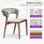 Patio Dining Set for 6 Furniture Set Aluminum Rattan Wicker Patio Table and Chairs Set for Lawn Backyard Deep Teak