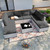 9-Piece Patio Furniture Set, Outdoor with Ottomans, Modular Patio Sofa, Dual-Strand Wicker Rattan, Rust-Resistant Frame, Backyard Furniture for Garden, Deck, Black
