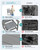 7 Piece Outdoor Dining Table Sets for 6 with 1 Umbrella Hole Cut-Out Rectangular Table and 6 Textilene Chairs, HDPE Dining Table Sets for Garden, Backyard, Poolside, Gray