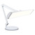 3,500 Lumens LED Desk Lamp with Base – 45W Dimmable | CCT - Adjustable Color Temperature | 3 Light Modes | 540 SMD LEDs | Reading, Craft, Workbench & Office (White-4, 26-Inch Wide Shade)