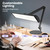 Ultra 3,500 Lumen LED Desk Lamp, 45W, 26 Inch Wide Metal Shade (Black-3, 26-Inch Wide Shade)