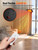 Outdoor Heaters for Patio, 12H Timer&3 Heat Level, IP54 Waterproof Electric Heater,1500W Infrared for 1S Heating, Tip-Over Protection, Towel Bracket, Remote, 83" Patio Heaters for Outdoor Use