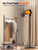 Outdoor Heaters for Patio, 12H Timer&3 Heat Level, IP54 Waterproof Electric Heater,1500W Infrared for 1S Heating, Tip-Over Protection, Towel Bracket, Remote, 83" Patio Heaters for Outdoor Use