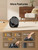 Space Heater 1500W, 60° Adjustable Tilt, 10.5ft/s Portable Electric Heaters for Indoor Use with Thermostat, 8 Safety Protections, 3 Modes, Remote, Quiet Desk Heater for Bedroom, Office, Black